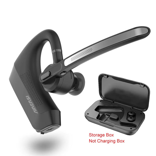 2025 K21 Bluetooth Wireless Headphones with Dual Microphone Noise Cancellation and Charging Case for All Smartphones