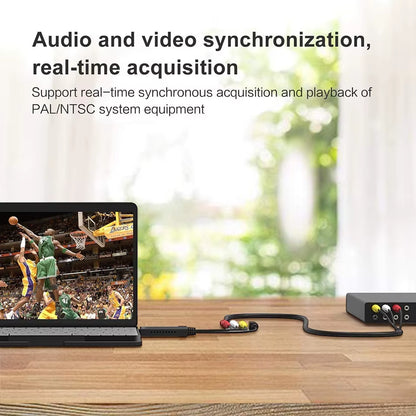 USB Video Capture Card - EasyCap VHS, VCR, Mini DV, Hi8, and DVD to Digital Converter with RCA/S-Video to USB 2.0 Audio Video Recording Capability