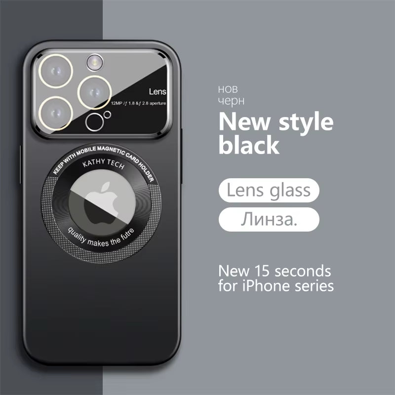 Luxury for Magsafe Magnetic Phone Cases for Iphone 15 14 13 12 11 Pro Max plus Case Wireless Charge Matte Shockproof Back Cover