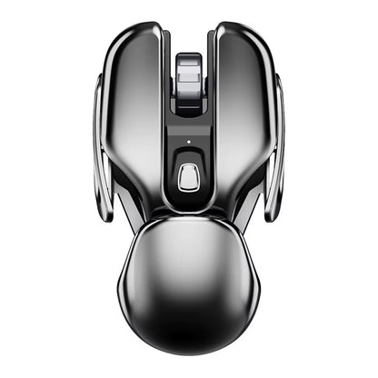 PX2 Wireless 2.4G Aluminum Mouse with 1600 DPI, 6 Buttons - Lightweight Design for PC, Laptop, Gaming, and Office Use