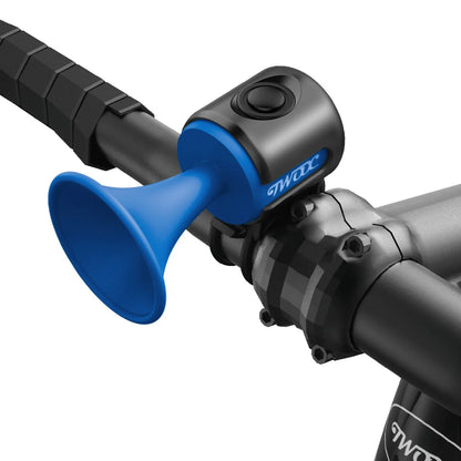 TWOOC Bicycle Electronic Horn Loud Warning Sound CR2032 Battery 120Db IPX4 Waterproof Suitable for Road and Mountain Bike