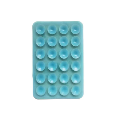 GUUGEI Multifunctional Silicone Suction Phone Holder with Anti-Slip Square Wall Stand and Leather Case Mount